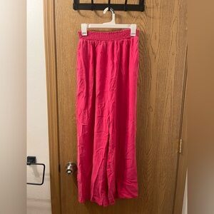 Pink Linen Pants by Velvet Heart